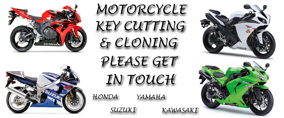 Motorcycle Key Cutting & Cloning in Weston Super Mare
