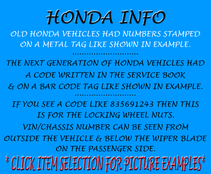 Honda car key remote programming